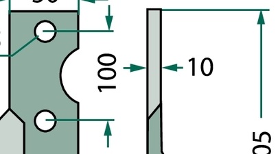 Cutit rotor - dreapta