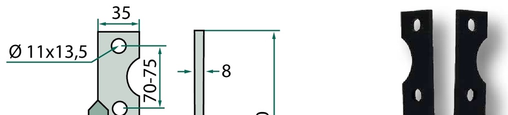 Cutit rotor - dreapta