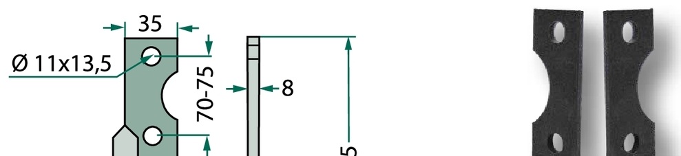 Cutit rotor - dreapta