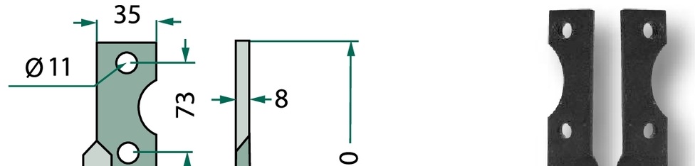Cutit rotor - dreapta