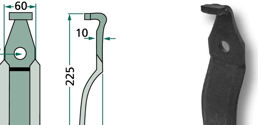 Cutit rotor 225 mm