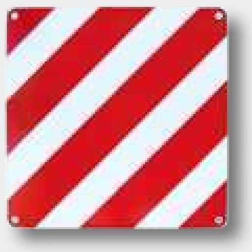 Warntafel Alu L&F Italien 423x423 - für Land-/Forstwirtschaft