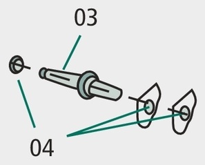 Jost manivela tandem compl. - rabatabila