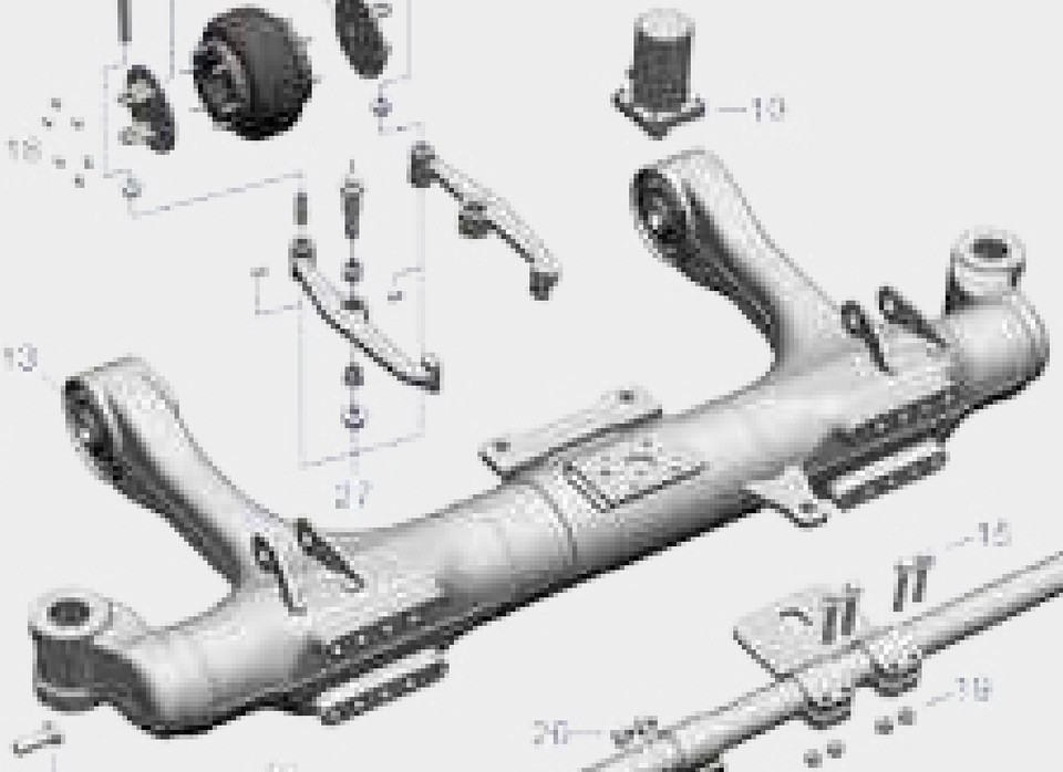 Jost set reparatii levier ajustabil