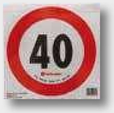 Autocolant limitare viteză - 100 km/h