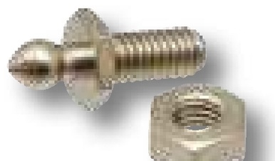 Partea inferioara - cu piuliță (5 mm ptr. burghiul), lungime filetata 10 mm