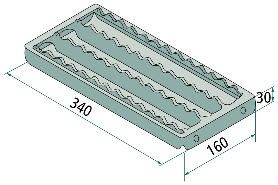 Treapta universala 340 x 160 x 30 mm