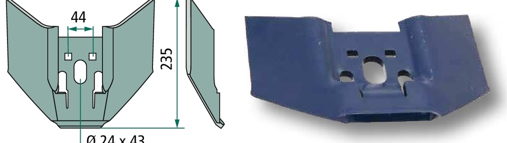 Frank Brazdar cu aripi - 270 x 10 mm