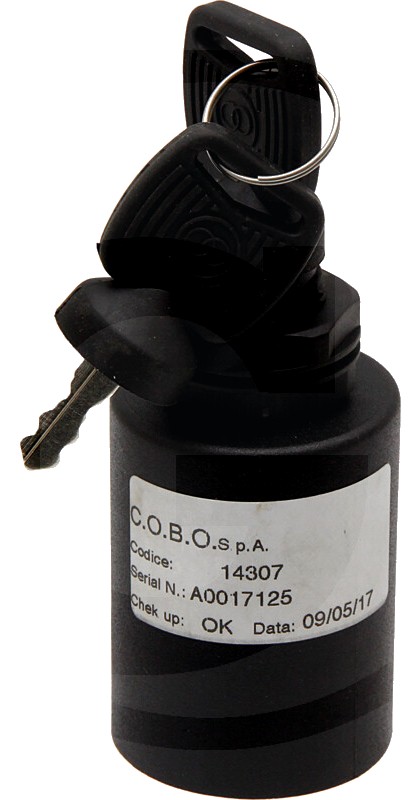 Cobo Comutator de pornire 12 volți Cu fise plate Circuit: 0 - 1 - P - 2 Diametru: 45 mm