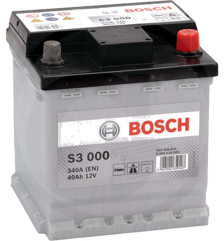 BOSCH Baterie S3 000 12 V / 40 Ah - Tehnologie SLI; calciu / aliaj de calciu