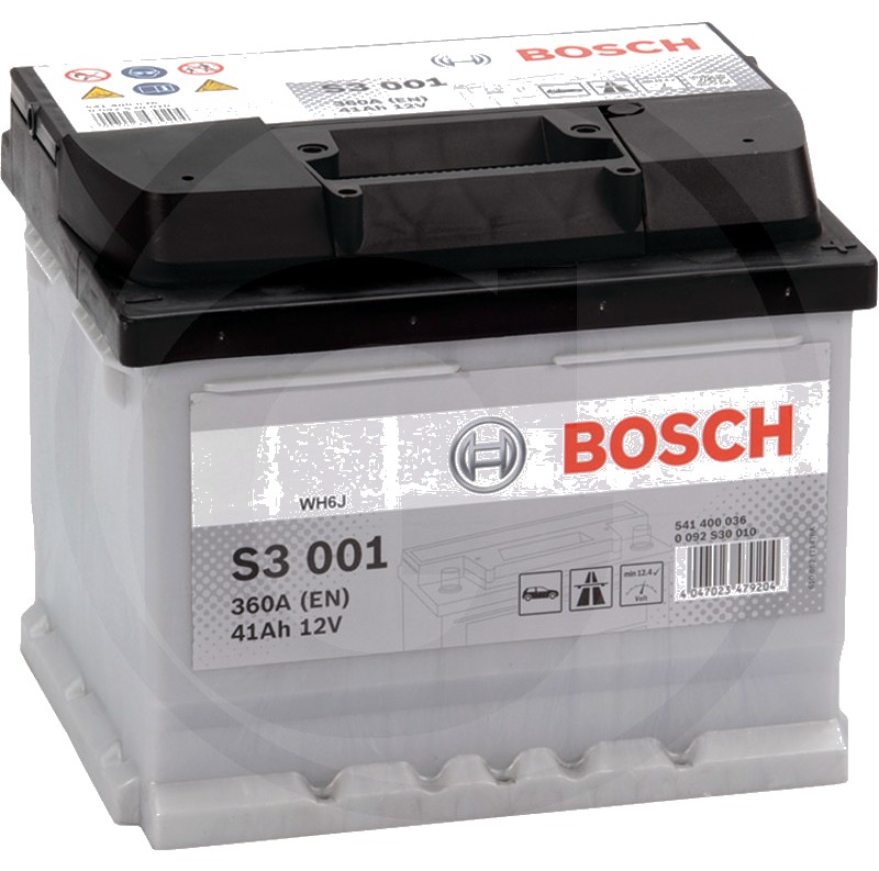 BOSCH Baterie S3 001 12 V / 41 Ah - Tehnologie SLI; calciu / aliaj de calciu