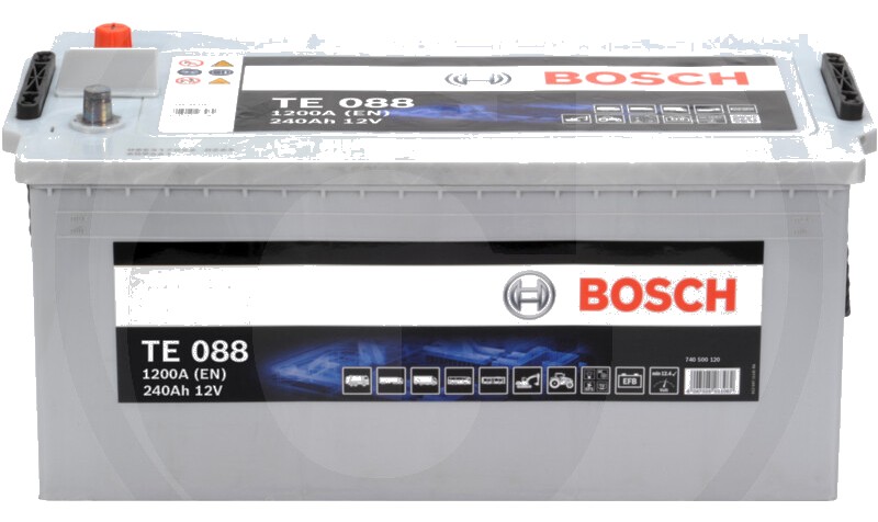 BOSCH Baterie TE 088 12 V / 240 Ah - Tehnologia EFB - pentru vehicule comerciale cu sistem de start / stop