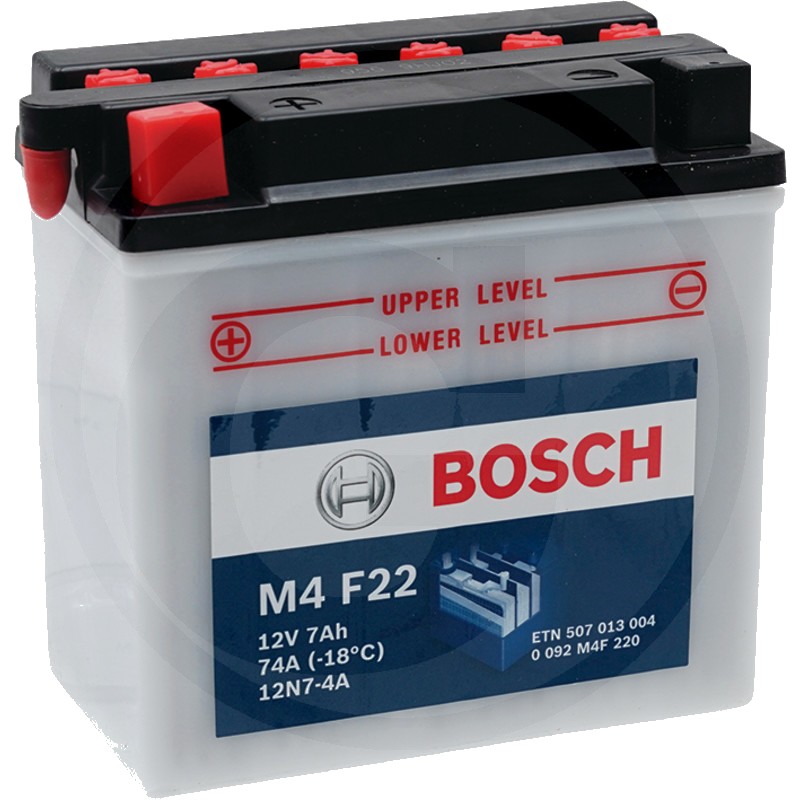 BOSCH Baterie M4 F22 12 V / 7 Ah - Tehnologie SLI; calciu / aliaj de calciu