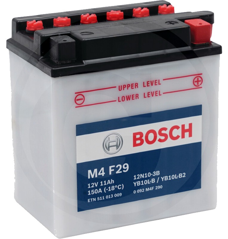 BOSCH Baterie M4 F29 12 V / 11 Ah - Tehnologie SLI; calciu / aliaj de calciu