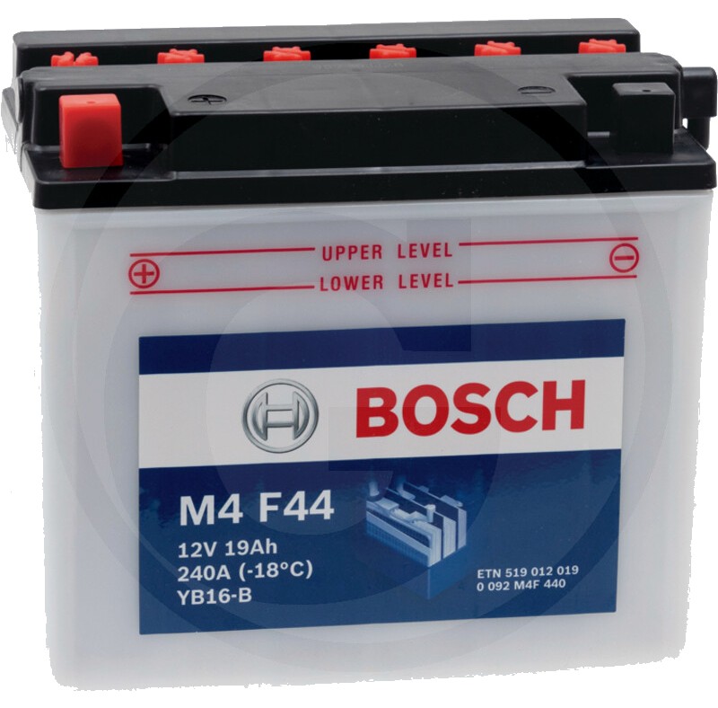 BOSCH Baterie M4 F44 12 V / 19 Ah - Tehnologie SLI; calciu / aliaj de calciu