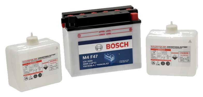 BOSCH Baterie M4 F47 12 V / 20 Ah - Tehnologie SLI; calciu / aliaj de calciu