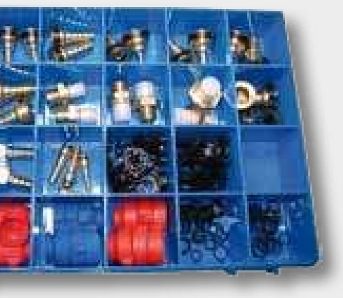 [AMAT3-113783] Voss Sistem conectori-Sortiment - cutie plastic 300 x 220 x 50 mm, 24-compartimente
