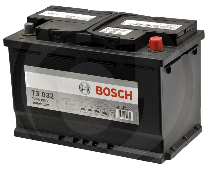 BOSCH Baterie T3 032 12 V / 100 Ah - Tehnologie hibridă SLI; calciu / calciu; reumplere cu apă