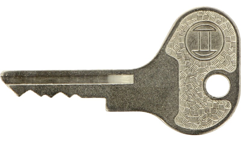 BOSCH Cheie de rezerva - acoperit cu plastic, negru
