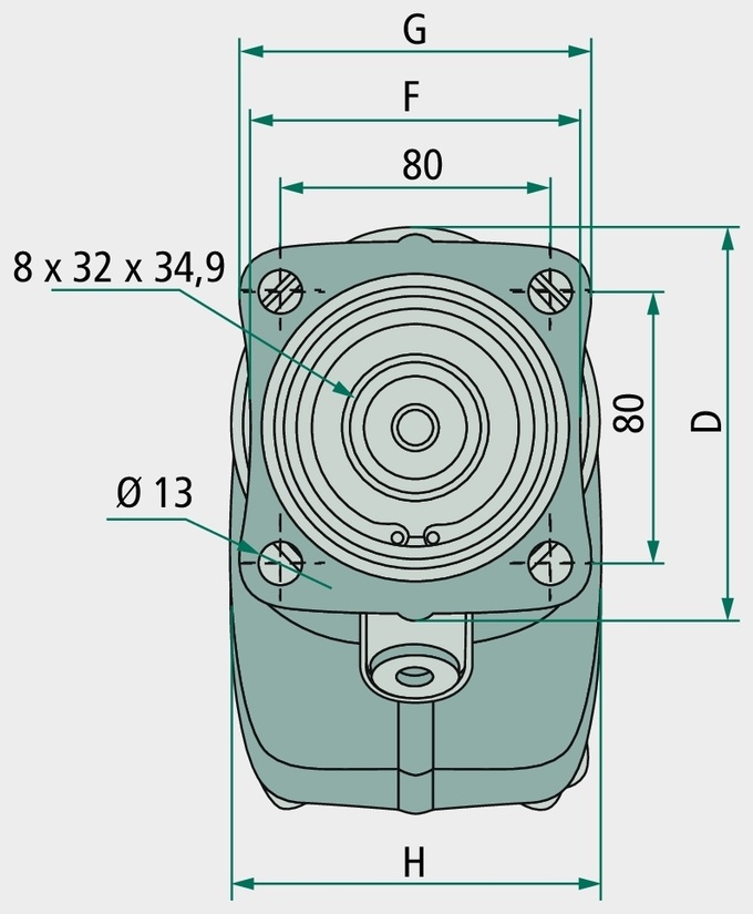SUNFAB Pompa cu plonjor cu un singur circuit 017