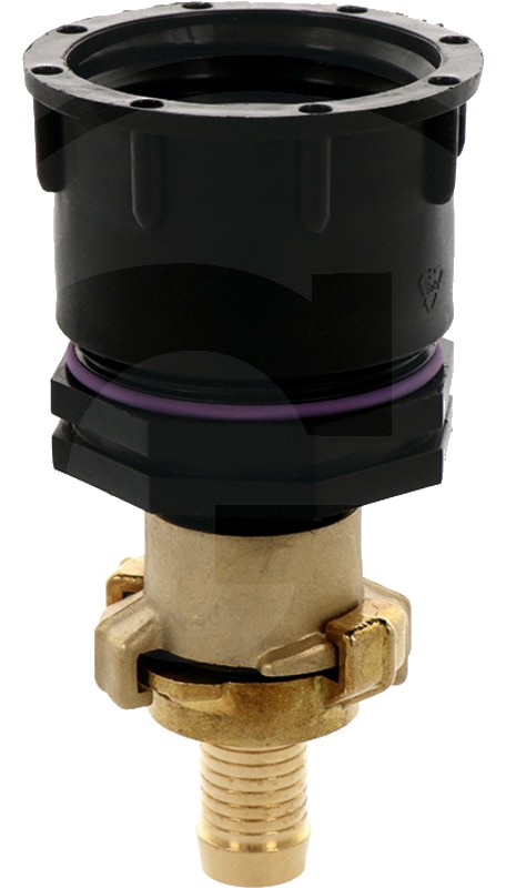 IBC Adaptor lung - S60x6 cupla cu gheara si manson pentru furtun de 19 mm