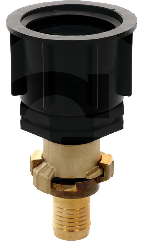 IBC Adaptor lung - S60x6 cupla cu gheara si manson pentru furtun de 25 mm