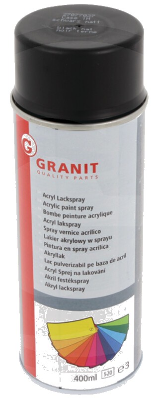 Case IH negru matifiat - Spray vopsea acrilica