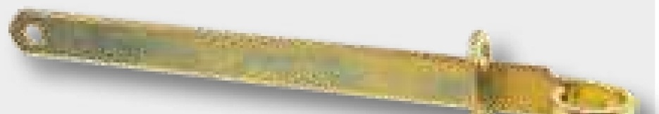 Mânere ușă galvanizate ușor 255 mm