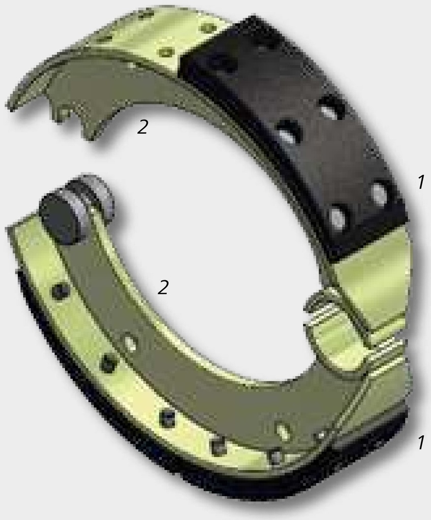 GFA Sabot frana compl. - 300 x 100