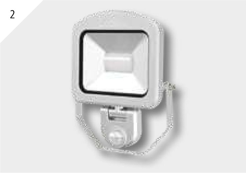 LEDINO Reflector cu LED si senzor de miscare - 6500 K lumină albă rece