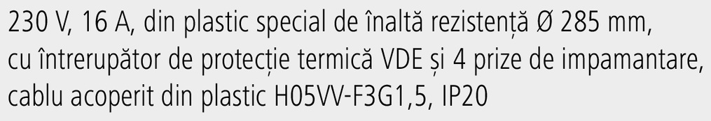 as Schwabe Tambur cablu H05VV-F3G1,5