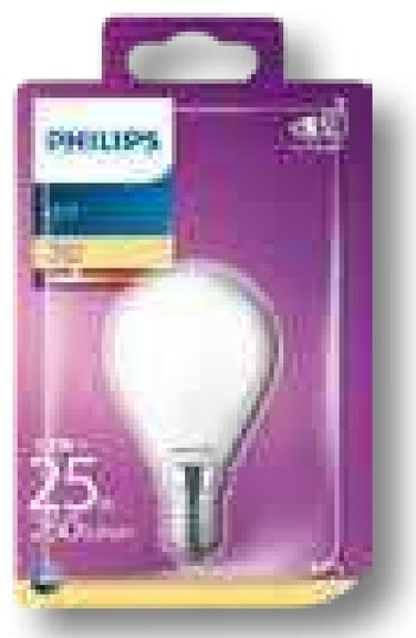 Philips Bec LED E14 Culoare lumină: calda Temperatura de culoare: 2700 K