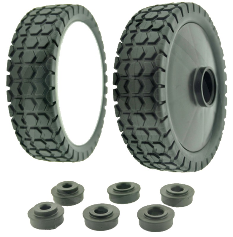 Anvelopa din plastic - incl. capac roata si 6 bucse de reductie, Ø interior bucse 8,2, 10,2 si 12,2 mm