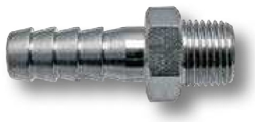 Conector furtun cu filet 8 mm, pentru filet pompă 1/8" NPT