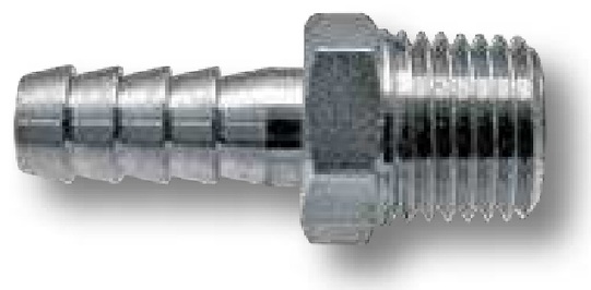 Conector furtun cu filet 8 mm, pentru filet pompă 1/4" NPT