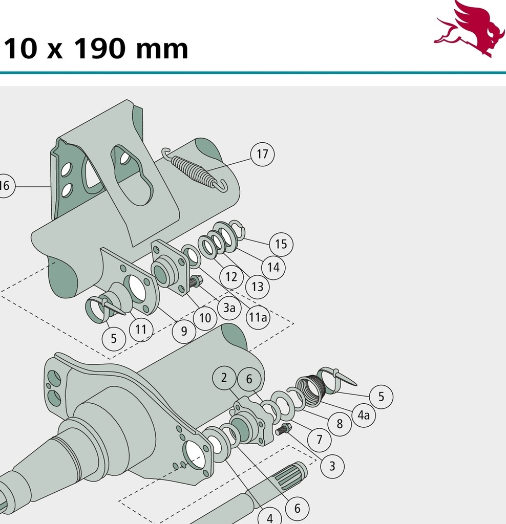 Arvin Meritor Suport - compartiment pneumatic