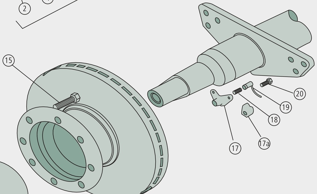 Arvin Meritor Surub - Disc de frana