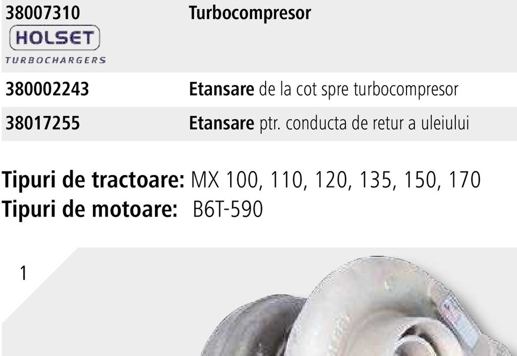 Holset Turbocompresor