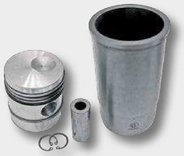 Set piston cpl. - 5 inele, diametru 87,31 mm, Bolt Ø 28 x 72 mm, Adâncimea camerei de combustie: 5,5 mm