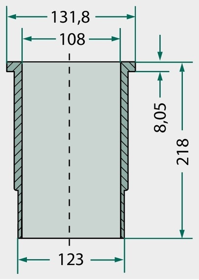 Set segmenti de piston - 3 inele, Ø 100 mm 2,95 mm (inel trapez) / 2,5 mm / 4 mm