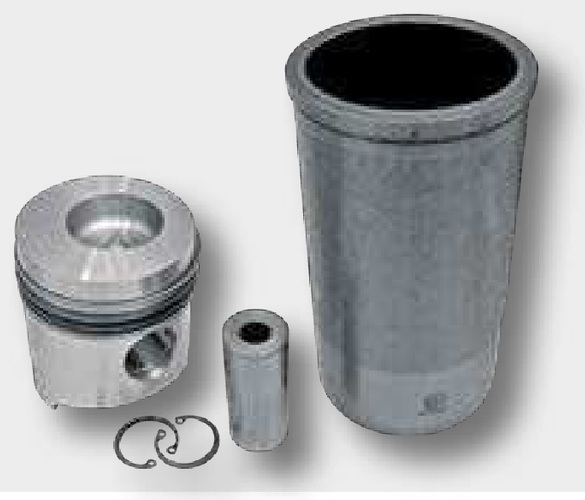 Set piston cpl. - 4 inele, diametru 100 mm, Bolt Ø 35 x 82 mm, Camera de combustie, diametru 56 mm, Adâncimea camerei de