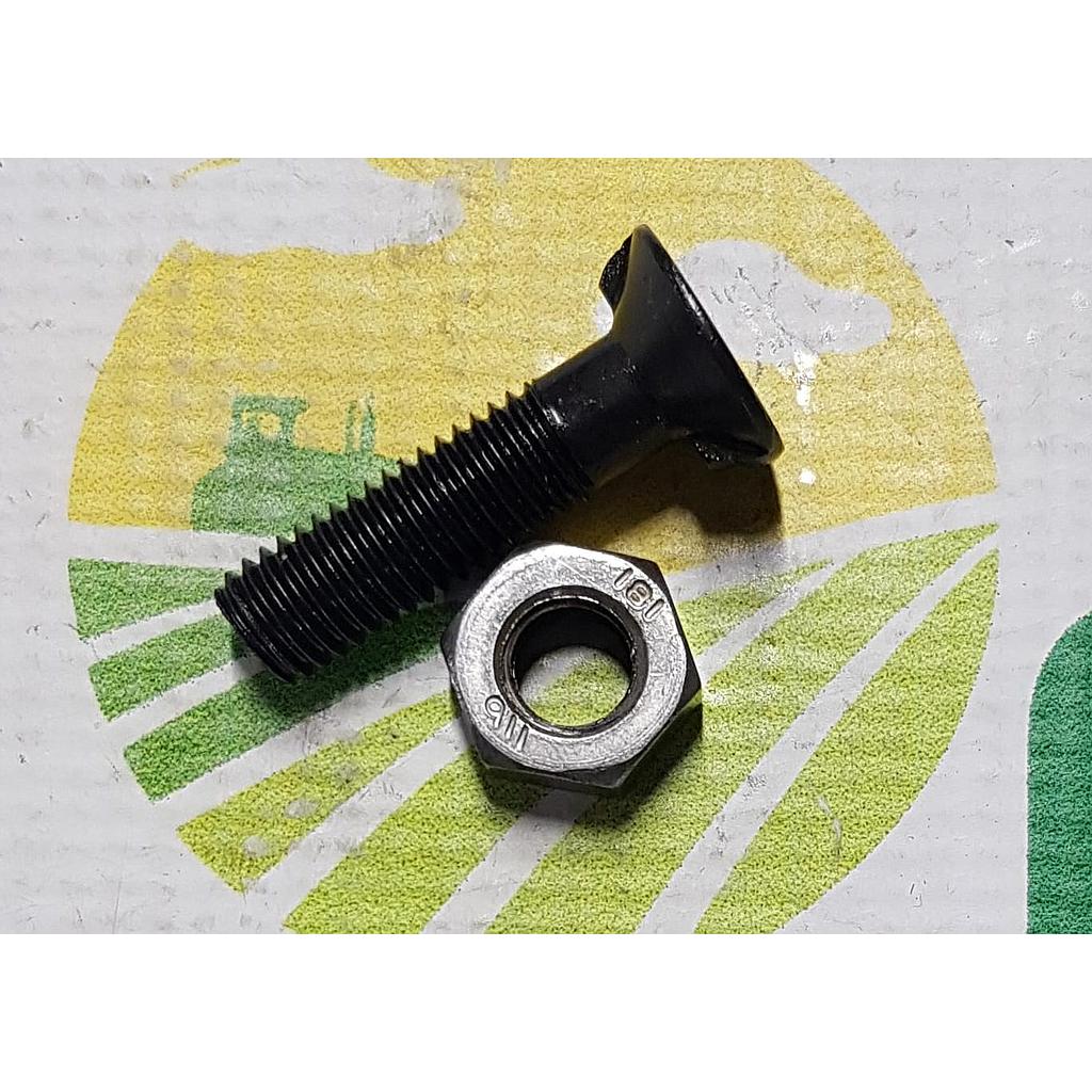 Surub Plug cu 2 Nasuri si Piulita M10x40mm