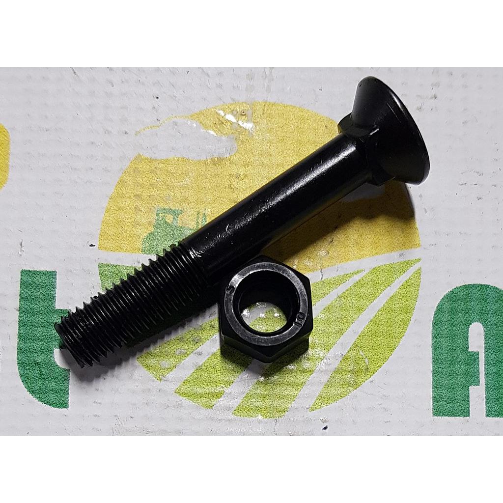 Surub plug cu gat patrat si piulita M12x80mm