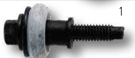 Surub - ptr. capac plastic