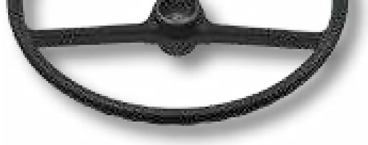 Volan - versiunea veche, cu caneluri fine, Ø 17 mm, inaltimea 140 mm, Ø 425 mm