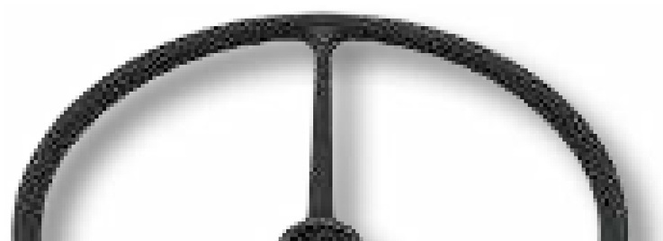 Volan - versiune noua, dintata fin, Ø 17 mm, inaltime 110 mm, Ø cpl. 385 mm