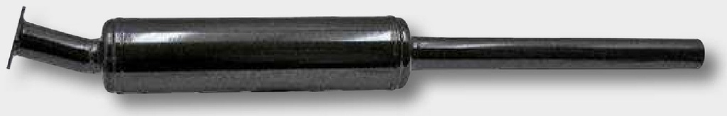 Amortizor de zgomot lungime = 1255 mm emisie-Ø = 53 mm