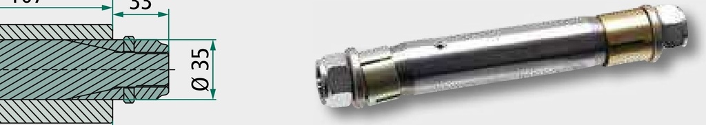 Expander Bolț 18,61 mm