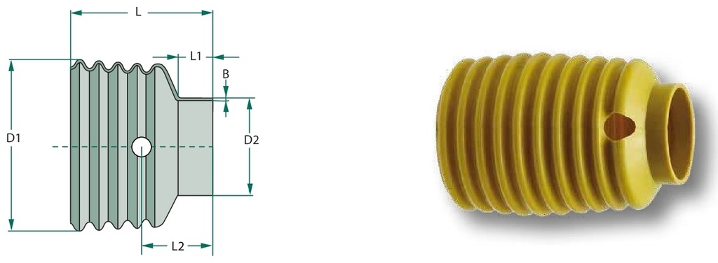 Walterscheid Pâlnie de protectie 3 mm