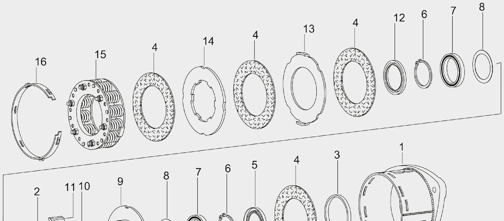 Walterscheid Carcasa - 3 x Ø 13 mm
